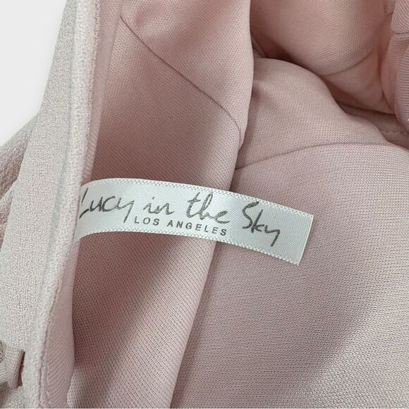 Lucy In The Sky Corset Fit and Flare Dress in Pink Women’s Size S - Picture 6 of 7